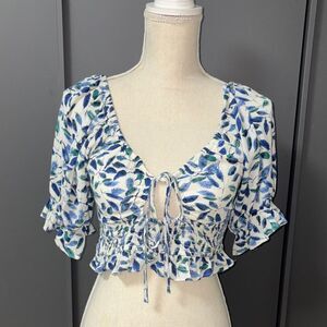 Kendall & Kylie Floral Print Women's Top